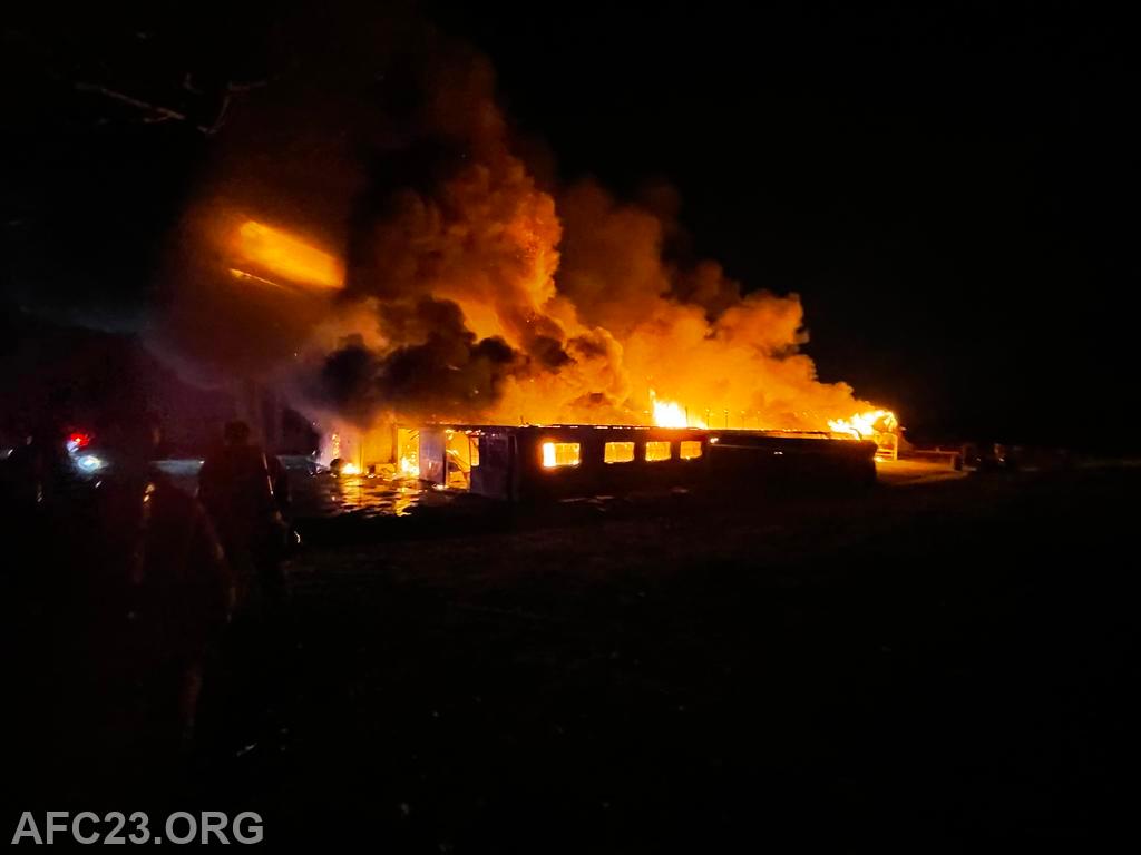 Working barn fire in Elkton, MD. 