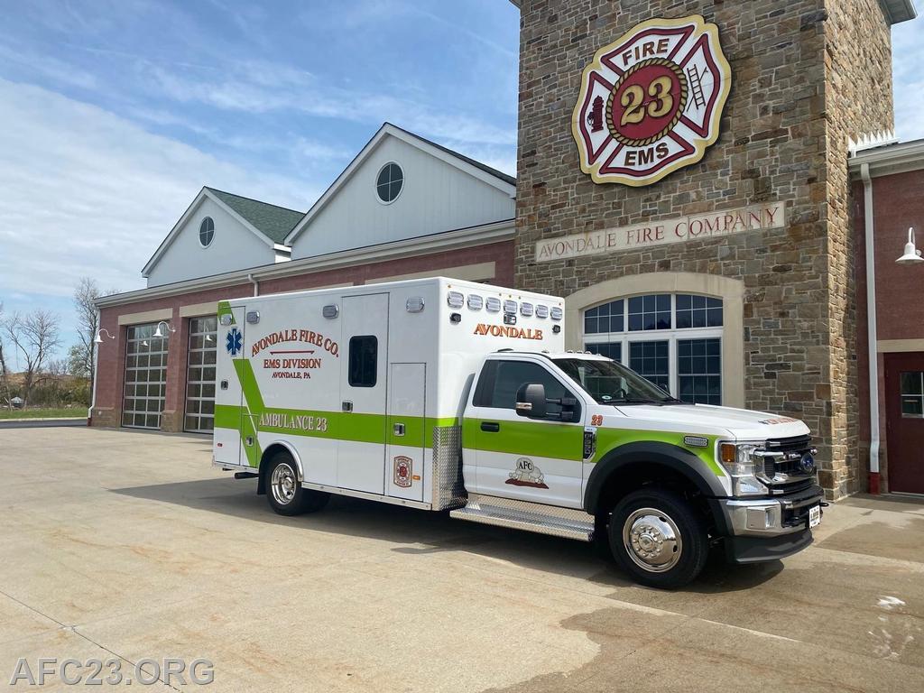 Ambulance 23-3 will be in service soon! 