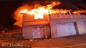 Fire conditions upon arrival